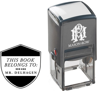 Square Self-Inking Stamp by Mason Row (Delhagen)