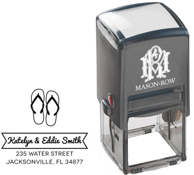 Square Self-Inking Stamp by Mason Row (Eddie)