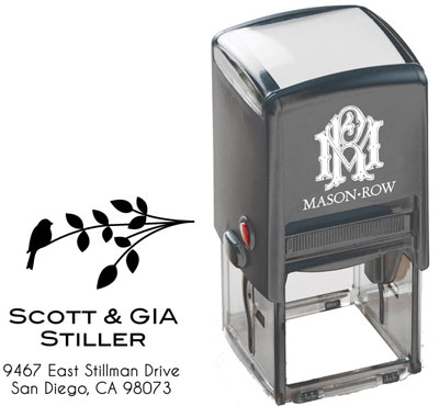 Square Self-Inking Stamp by Mason Row (Gia)