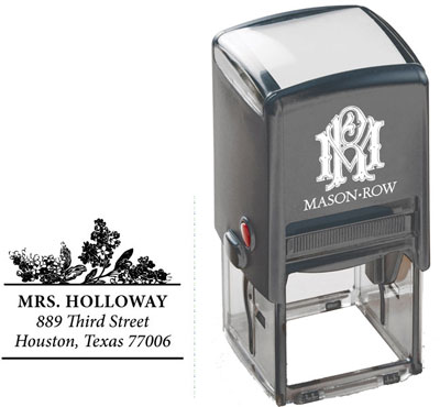 Square Self-Inking Stamp by Mason Row (Holloway)