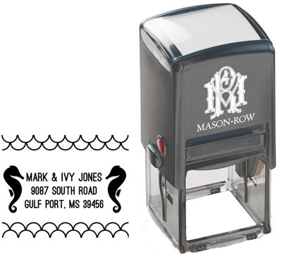 Square Self-Inking Stamp by Mason Row (Ivy) Square Self-Inking Stamp by Mason Row (Ivy)