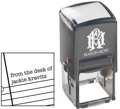 Square Self-Inking Stamp by Mason Row (Jackie) Square Self-Inking Stamp by Mason Row (Jackie)