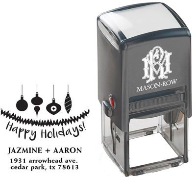 Square Self-Inking Stamp by Mason Row (Jazmine) Square Self-Inking Stamp by Mason Row (Jazmine)