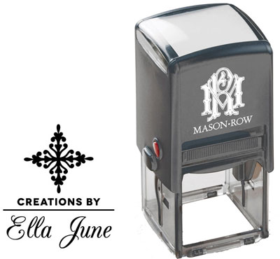 Square Self-Inking Stamp by Mason Row (June) Square Self-Inking Stamp by Mason Row (June)