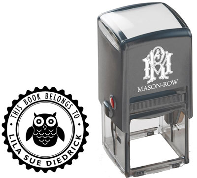 Square Self-Inking Stamp by Mason Row (Lila) Square Self-Inking Stamp by Mason Row (Lila)