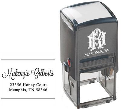 Square Self-Inking Stamp by Mason Row (Makenzie)