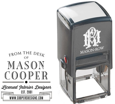 Square Self-Inking Stamp by Mason Row (Mason) Square Self-Inking Stamp by Mason Row (Mason)