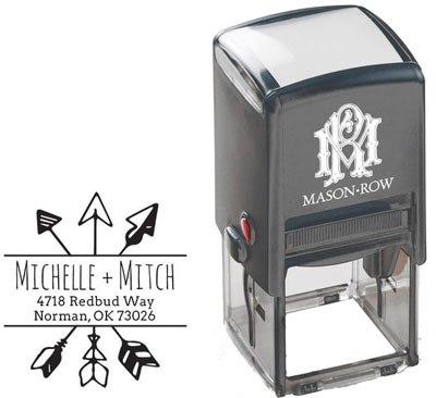 Square Self-Inking Stamp by Mason Row (Michelle) Square Self-Inking Stamp by Mason Row (Michelle)