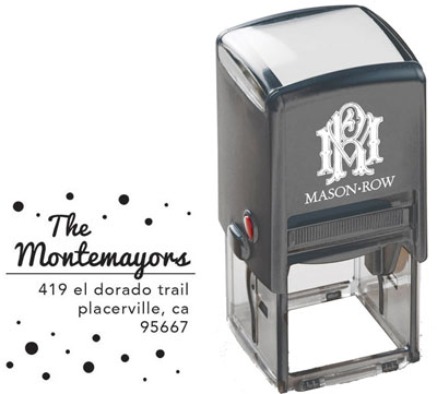 Square Self-Inking Stamp by Mason Row (Montemayors) Square Self-Inking Stamp by Mason Row (Montemayors)