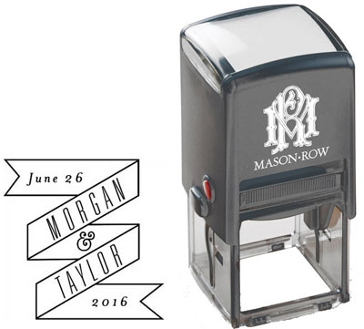 Square Self-Inking Stamp by Mason Row (Tina)