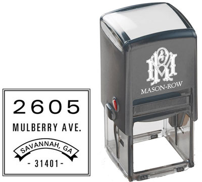 Square Self-Inking Stamp by Mason Row (Victoria) Square Self-Inking Stamp by Mason Row (Victoria)