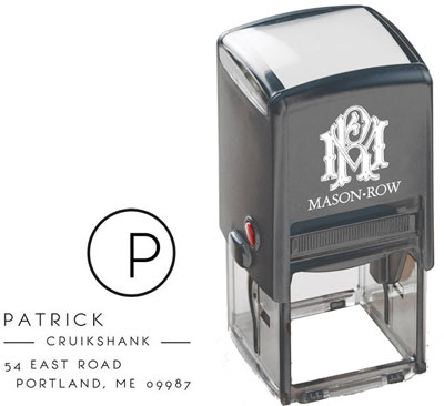 Square Self-Inking Stamp by Mason Row (Patrick)