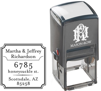 Square Self-Inking Stamp by Mason Row (Richardson)