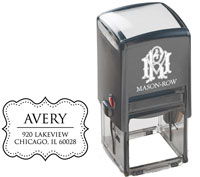 Mason Row - Square Self-Inking Stamp (Avery)