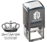 Square Self-Inking Stamp by Mason Row (Castle)