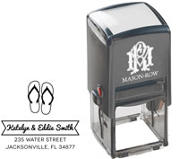 Square Self-Inking Stamp by Mason Row (Eddie)