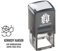 Square Self-Inking Stamp by Mason Row (Hansen)