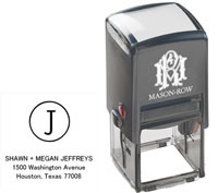 Square Self-Inking Stamp by Mason Row (Jeffreys)