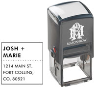 Square Self-Inking Stamp by Mason Row (Josh)