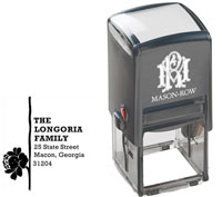 Square Self-Inking Stamp by Mason Row (Longoria)