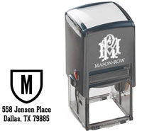 Square Self-Inking Stamp by Mason Row (Madison)