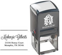 Square Self-Inking Stamp by Mason Row (Makenzie)