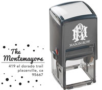 Square Self-Inking Stamp by Mason Row (Montemayors)