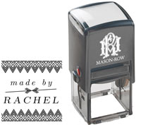 Square Self-Inking Stamp by Mason Row (Rachel)