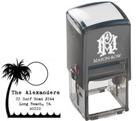 Square Self-Inking Stamp by Mason Row (Surf)