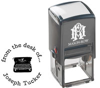Square Self-Inking Stamp by Mason Row (Tucker)