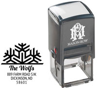 Square Self-Inking Stamp by Mason Row (Wolf)