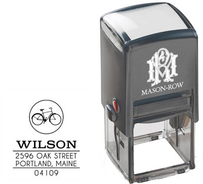 Square Self-Inking Stamp by Mason Row (Wilson)