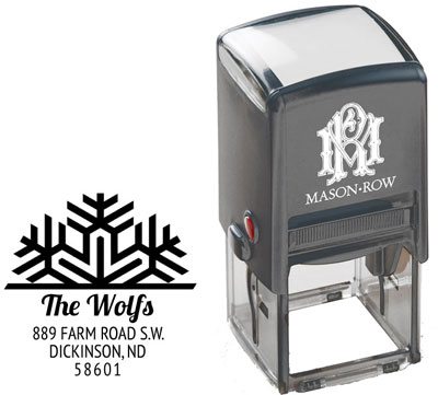 Square Self-Inking Stamp by Mason Row (Wolf) Square Self-Inking Stamp by Mason Row (Wolf)