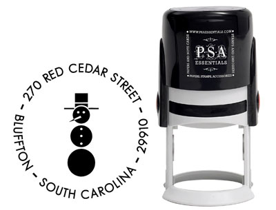 PSA Essentials - Custom Address Stamper (Retro Snowman - Holiday) PSA Essentials - Custom Address Stamper (Retro Snowman - Holiday)