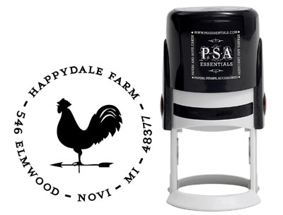 PSA Essentials - Custom Address Stamper (Rooster)