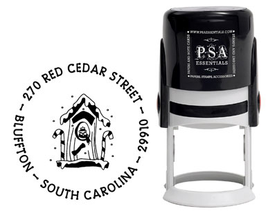 PSA Essentials - Custom Address Stamper (Snow Bird - Holiday) PSA Essentials - Custom Address Stamper (Snow Bird - Holiday)