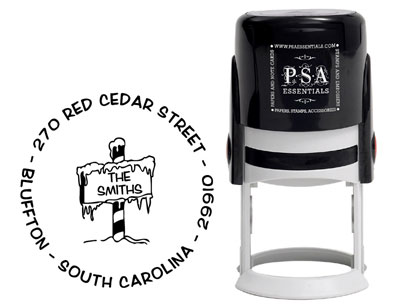PSA Essentials - Custom Address Stamper (Snow Sign - Holiday) PSA Essentials - Custom Address Stamper (Snow Sign - Holiday)