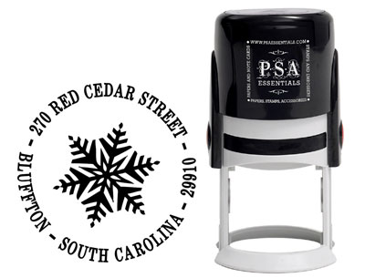 PSA Essentials - Custom Address Stamper (Snowflake - Holiday) PSA Essentials - Custom Address Stamper (Snowflake - Holiday)