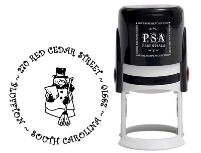 PSA Essentials - Custom Address Stamper (Snowman - Holiday) PSA Essentials - Custom Address Stamper (Snowman - Holiday)