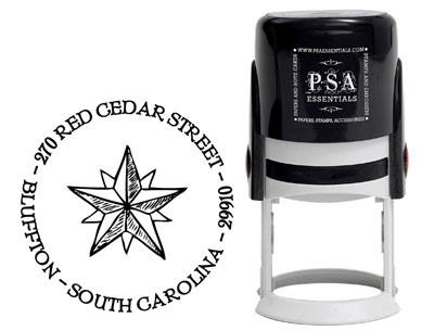PSA Essentials - Custom Address Stamper (Star - Holiday) PSA Essentials - Custom Address Stamper (Star - Holiday)