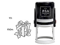 PSA Essentials - Custom Address Stamper (Gift Tag - Holiday)