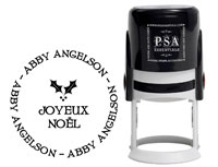 PSA Essentials - Custom Address Stamper (Joyeux Noel - Holiday)