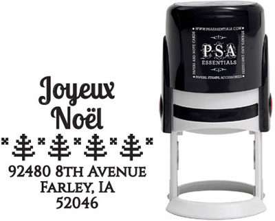 PSA Essentials - Custom Address Stamper (Nordic Pines - Holiday) PSA Essentials - Custom Address Stamper (Nordic Pines - Holiday)