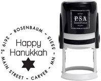 PSA Essentials - Custom Address Stamper (Happy Hanukkah - Holiday)