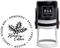 PSA Essentials - Custom Address Stamper (Holiday Cheer - Holiday)