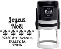 PSA Essentials - Custom Address Stamper (Nordic Pines - Holiday)