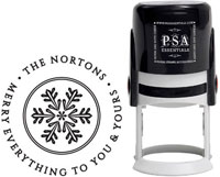 PSA Essentials - Custom Address Stamper (Winter Snow - Holiday)