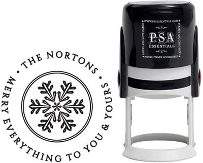 PSA Essentials - Custom Address Stamper (Winter Snow - Holiday) PSA Essentials - Custom Address Stamper (Winter Snow - Holiday)