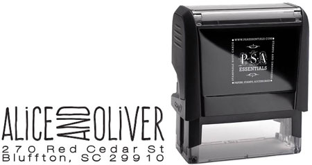 PSA Essentials - Custom Address Stamper (Alice) PSA Essentials - Custom Address Stamper (Alice)