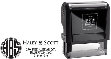 PSA Essentials - Custom Address Stamper (Haley) PSA Essentials - Custom Address Stamper (Haley)